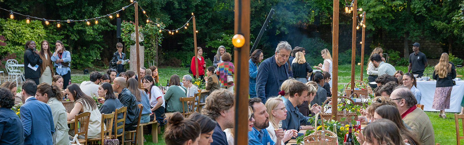 Guirlande guinguette Ambassade de suisse Paris