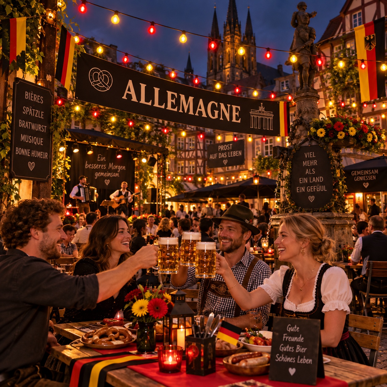 Location Guirlande guinguette " Thème Allemagne " 10 mètres allemagne_3