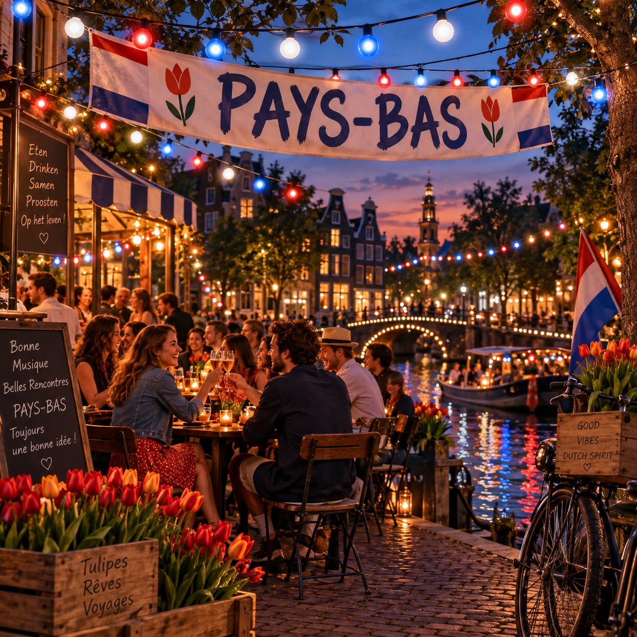 Location Guirlande guinguette " Thème Pays Bas " 10 mètres pays_bas_2