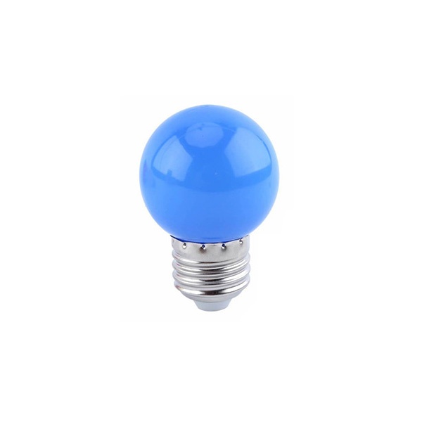 Ampoule Led 1 W Bleue E27 G45
