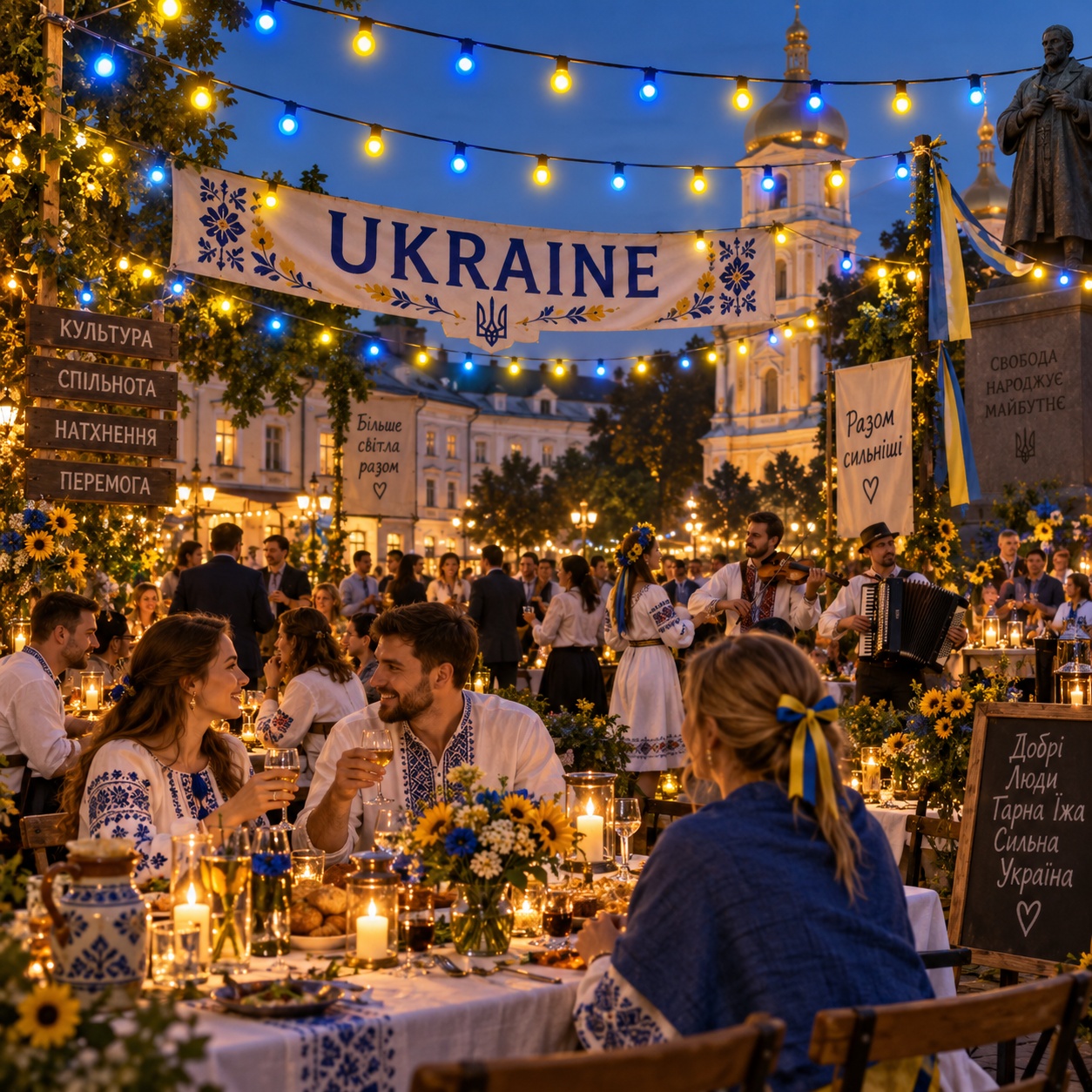 Location Guirlande guinguette " Thème Ukraine " 10 mètres ukraine_3